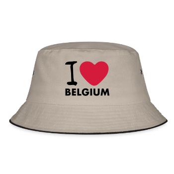I LOVE BELGIUM - Bob - kaki/noir - Devant