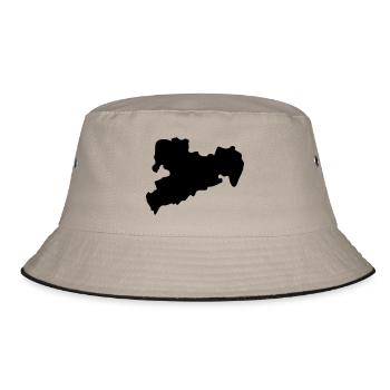 sachsen - Bucket Hat - Khaki/Schwarz - Vorne