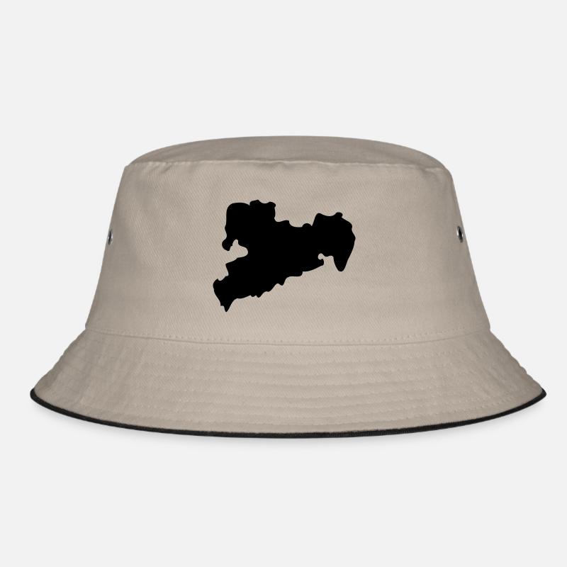 sachsen - Bucket Hat - Khaki/Schwarz