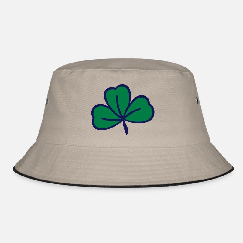 Kleeblatt Kleeblatt - Bucket Hat - Khaki/Schwarz