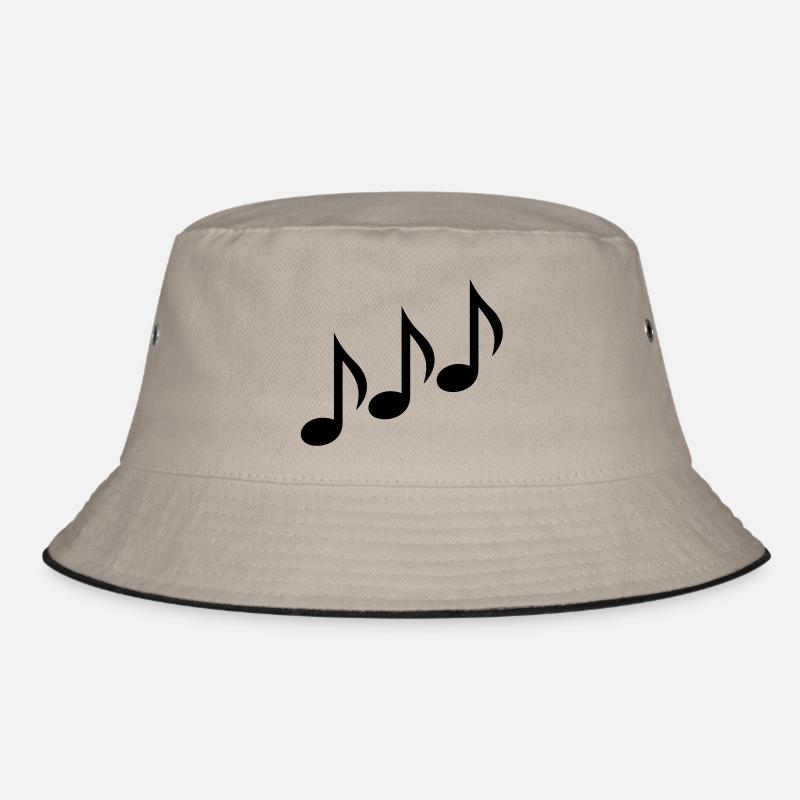 Noten - Bucket Hat - Khaki/Schwarz