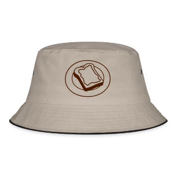 Butter Toast - Bucket Hat - Khaki/Schwarz - Vorne