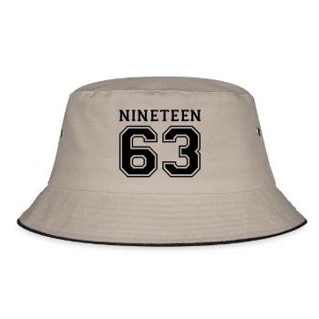 1963 - Bucket Hat - Khaki/Schwarz - Vorne