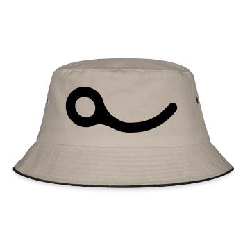 Closing Pin - Bucket Hat - khaki/black - Front