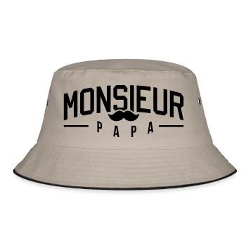 Monsieur-papa - Bob - kaki/noir - Devant