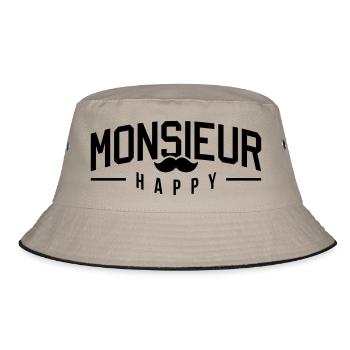 Monsieur-Happy - Bob - kaki/noir - Devant