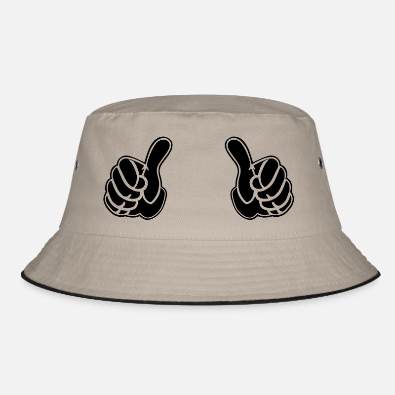 pair of pointing hands Bucket Hat