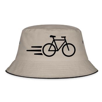 Bicycle - Bucket Hat - khaki/black - Front