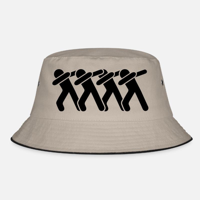 dabbing team design Bucket Hat