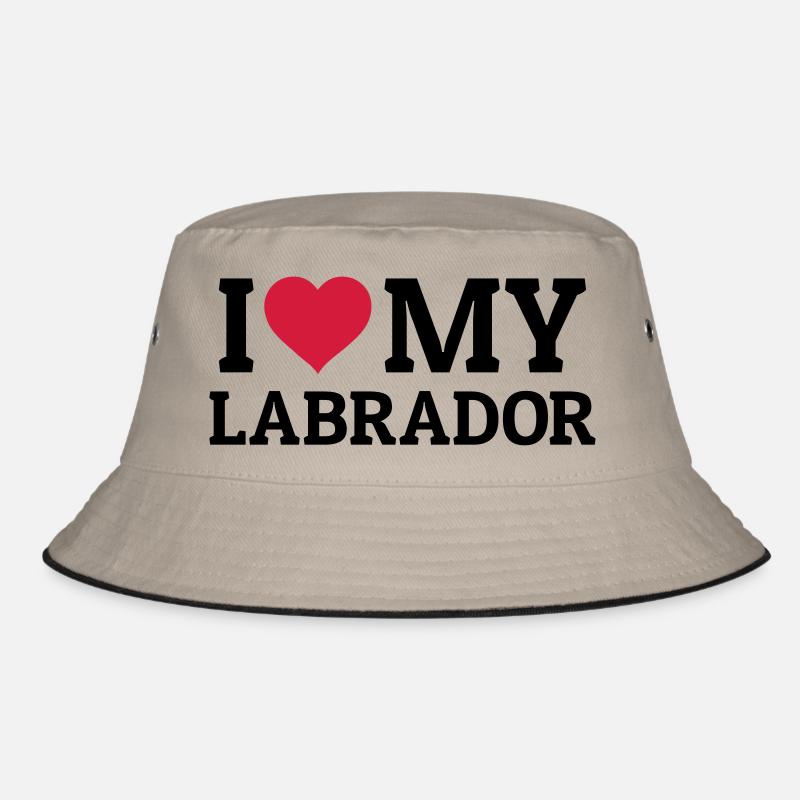 I love my Labrador Bucket Hat