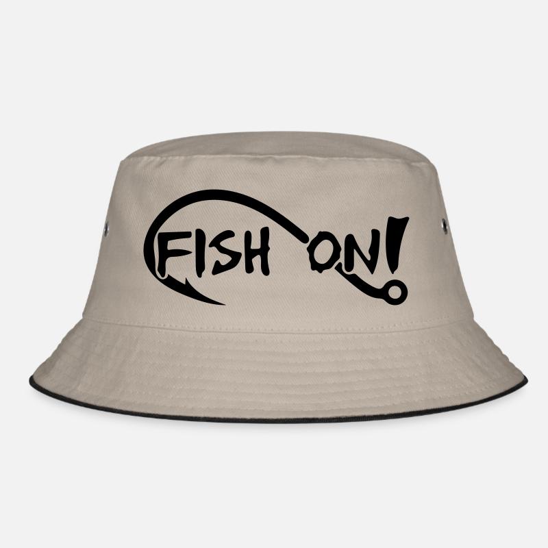 Fisch auf Bucket Hat