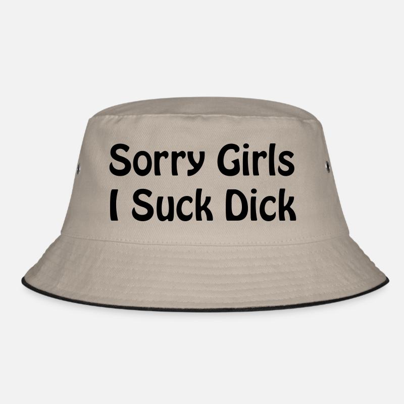 Sorry Girls - Bucket Hat - Khaki/Schwarz