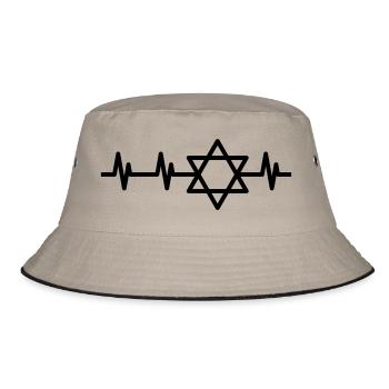 David Stern Heartbeat, Judaïsme Heartline - Bob - kaki/noir - Devant