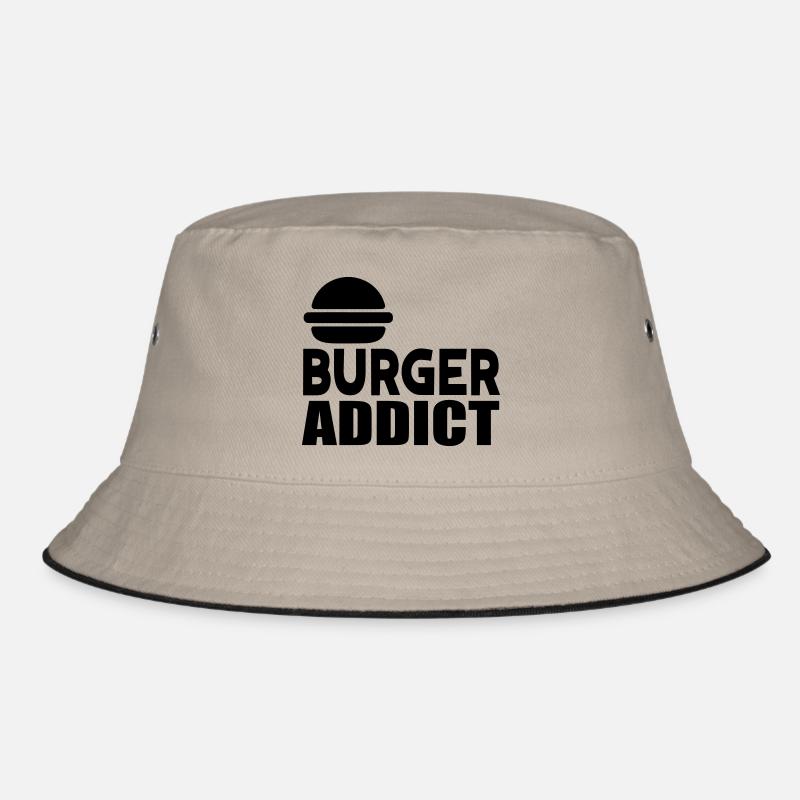 burger süchtig Bucket Hat