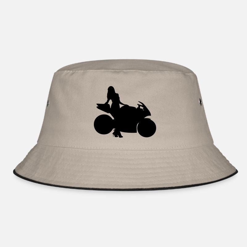 Bikergirl Bucket Hat
