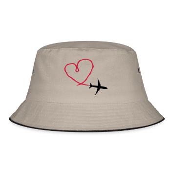 Plane Heart - Bob - kaki/noir - Devant