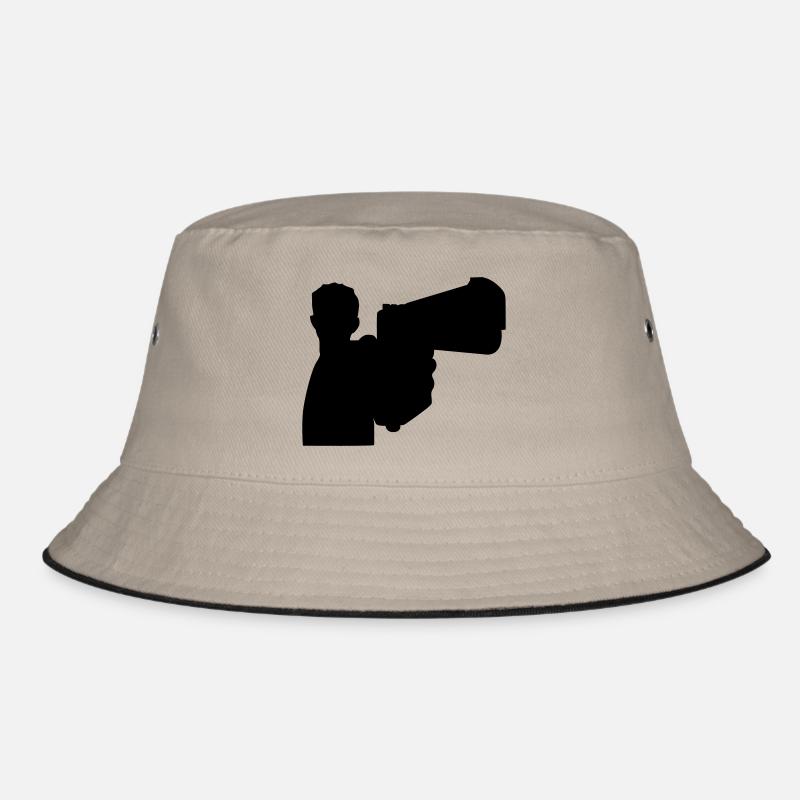 Mann mit Waffe Bucket Hat