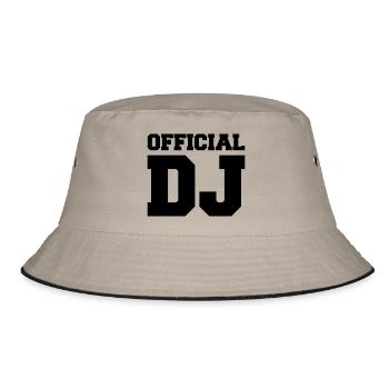 official_dj - Bucket Hat - khaki/black - Front