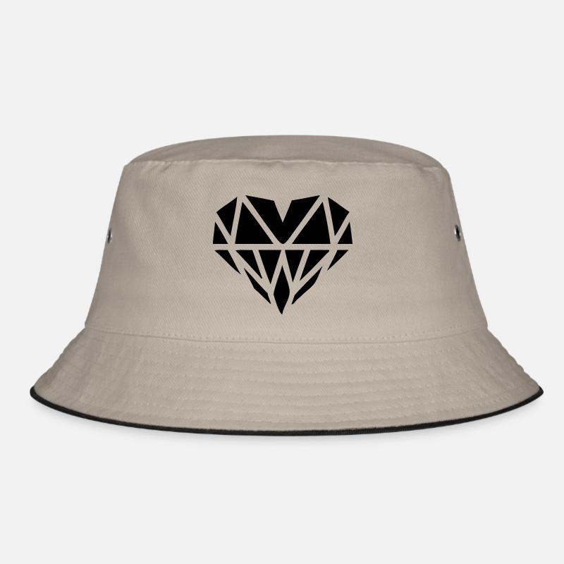 diamond_heart Bucket Hat