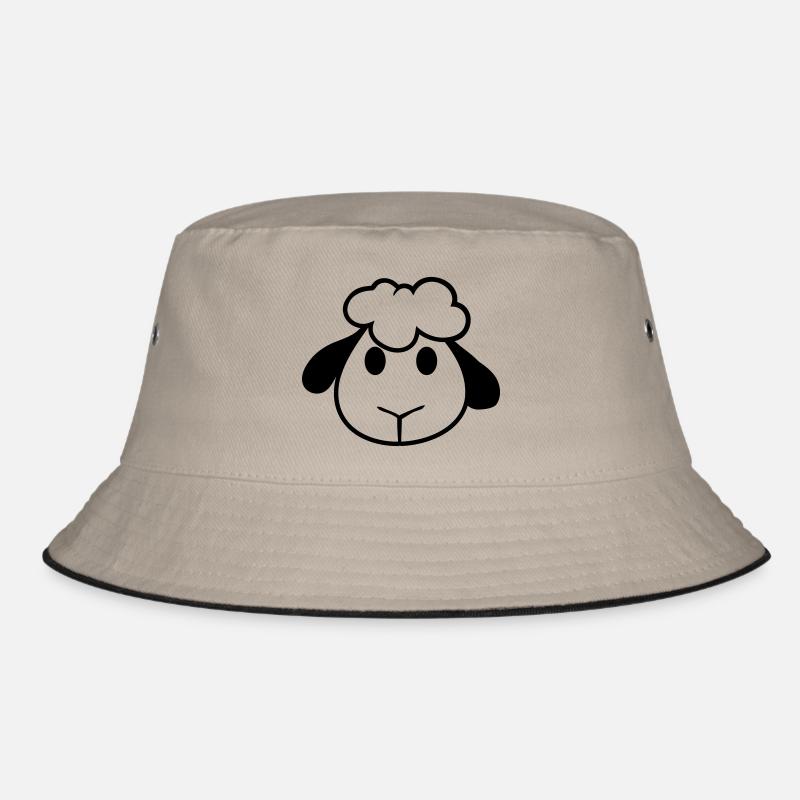 Mouton Visage Tête Mignon Mignon Agneau Cool Bande dessinée Bob