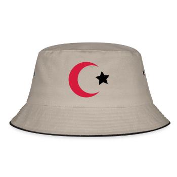 türkei - Bucket Hat - Khaki/Schwarz - Vorne