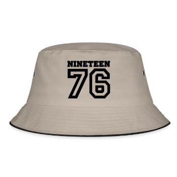 1976 - Bucket Hat - Khaki/Schwarz - Vorne