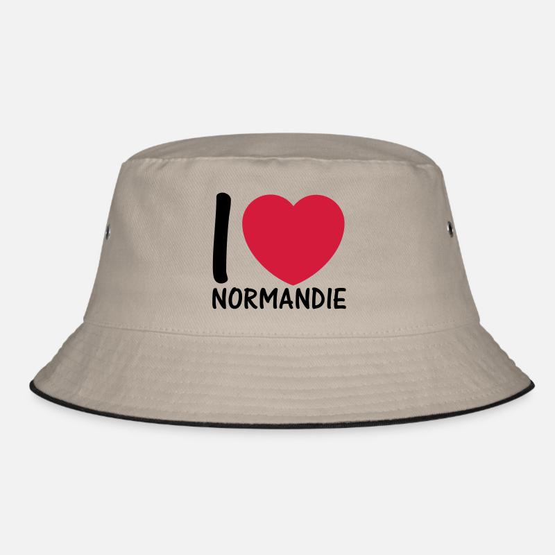 ich liebe Normandie 2c Bucket Hat
