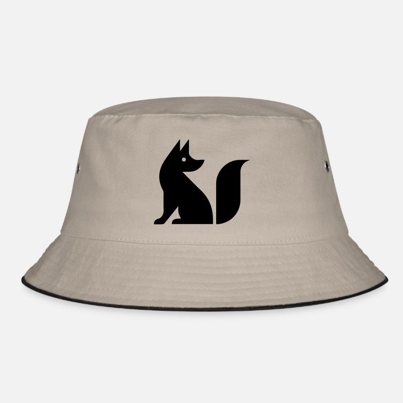 Niedlicher Fuchs Illustration Bucket Hat