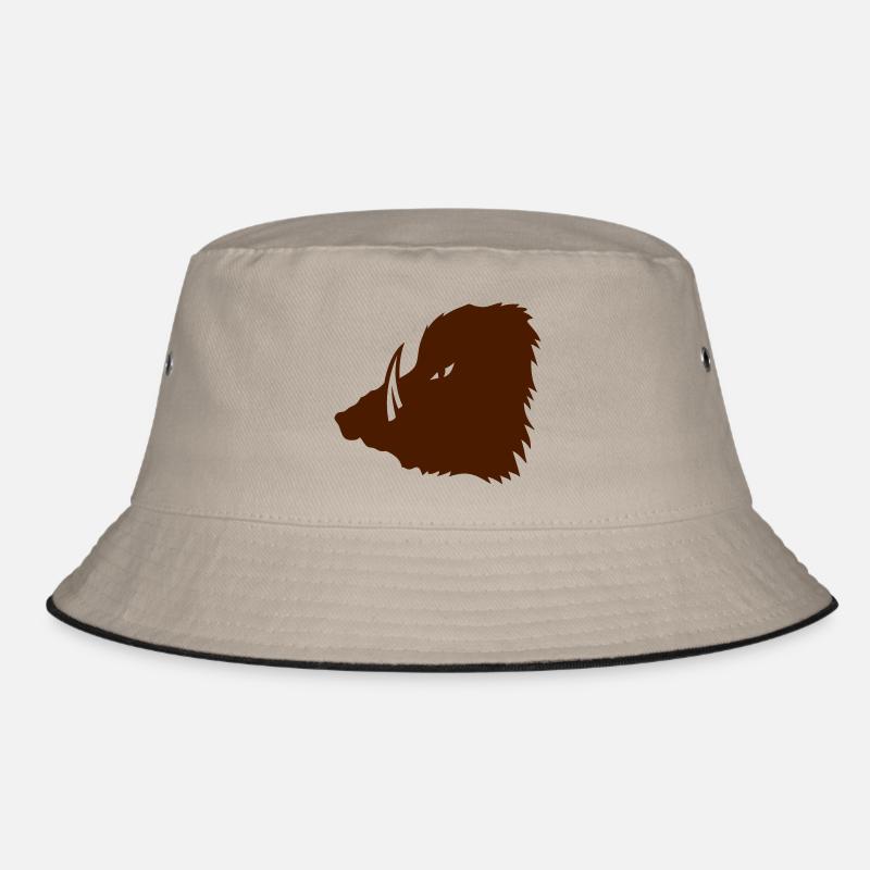 Wildschwein Figur feroce3 Bucket Hat