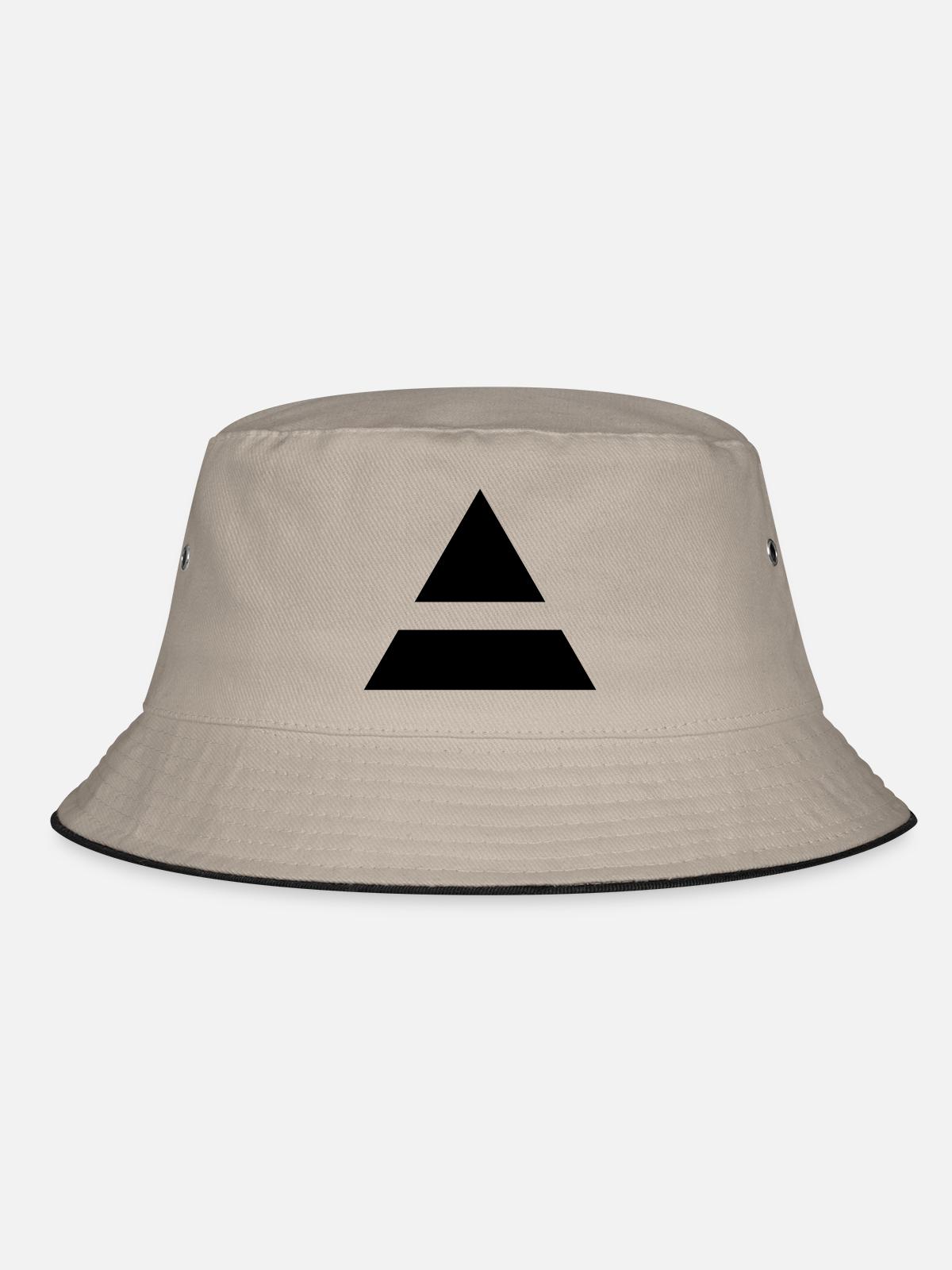 Triad - Bucket Hat - khaki/black - Front