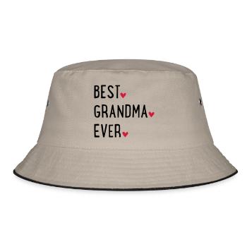 Granny - Bucket Hat - khaki/black - Front