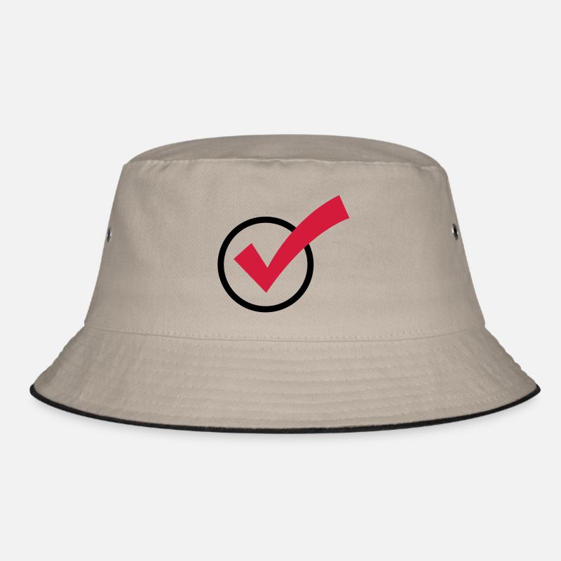 A checkmark Bucket Hat
