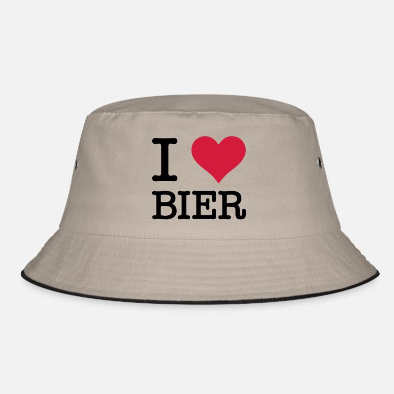 I Love Bier Bucket Hat