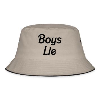 Boys lie - Bucket Hat - khaki/black - Front
