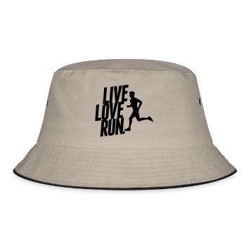 Live love run - Bob - kaki/noir - Devant