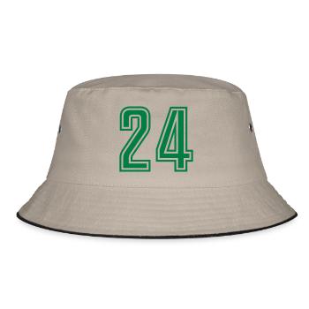 24 - Bucket Hat - khaki/black - Front
