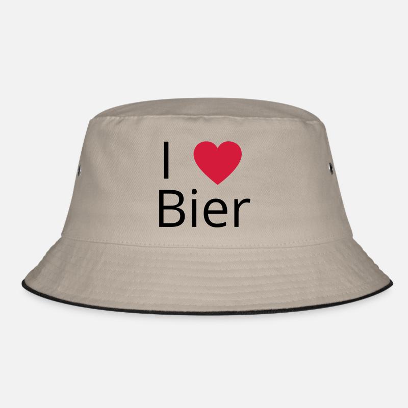 Ich liebe Bier Gechenkidee Bucket Hat