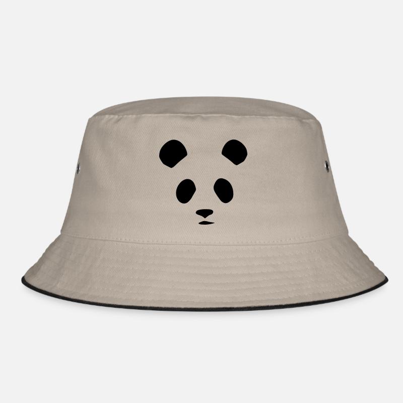 T-shirt Panda idée cadeau de Noël drôle - Bob - kaki/noir