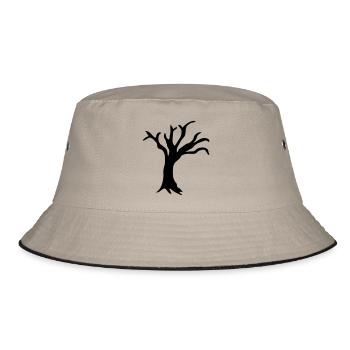 Tree - Bucket Hat - khaki/black - Front