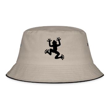 Grenouille / Frog Silhouette - Bob - kaki/noir - Devant