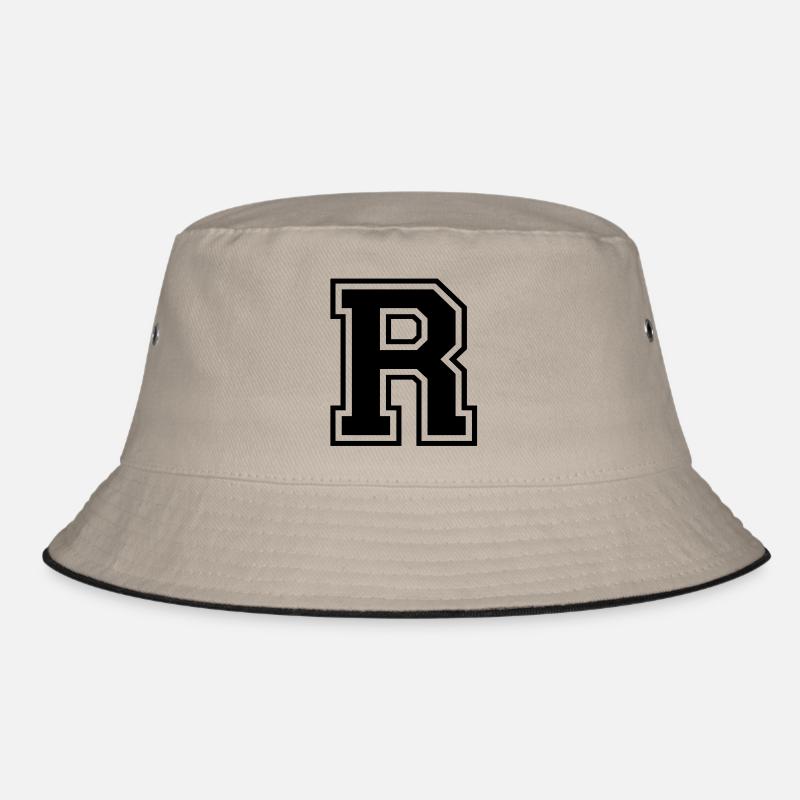 R - Bucket Hat - Khaki/Schwarz