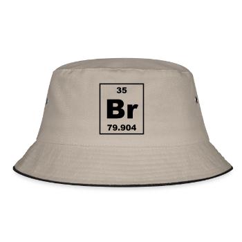 Element 35 - Br (bromine) - Small - Bob - kaki/noir - Devant