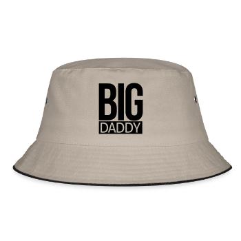 big daddy - Bucket Hat - khaki/black - Front