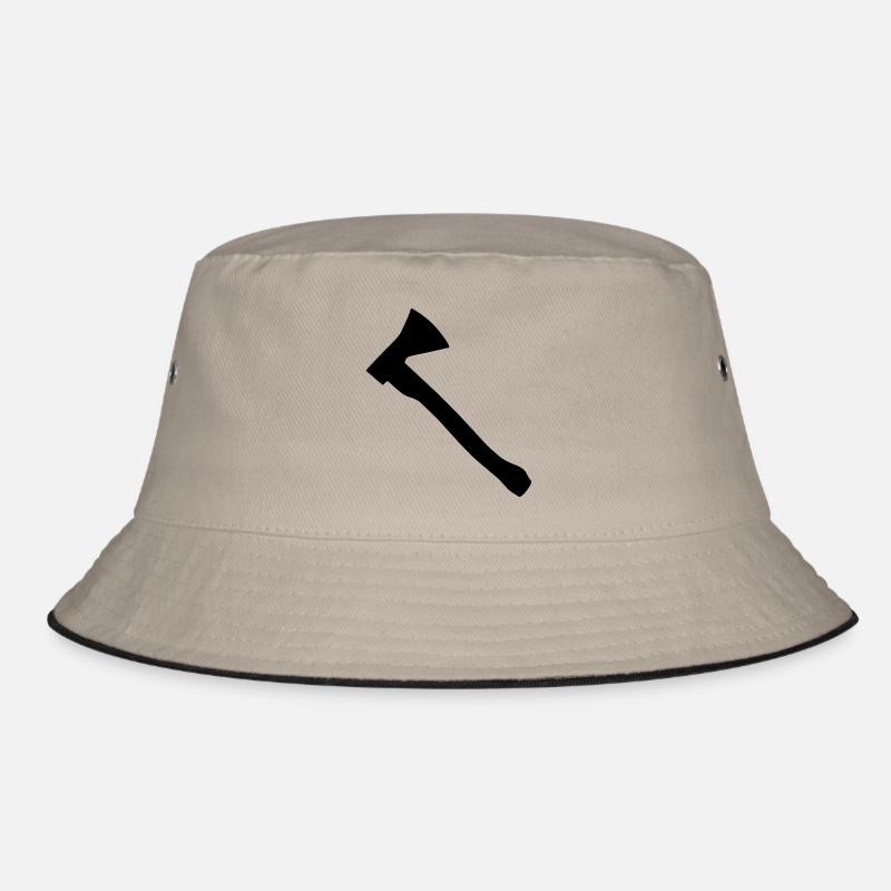 axt silhouette Bucket Hat