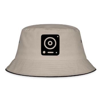 Music Speaker - Bucket Hat - khaki/black - Front