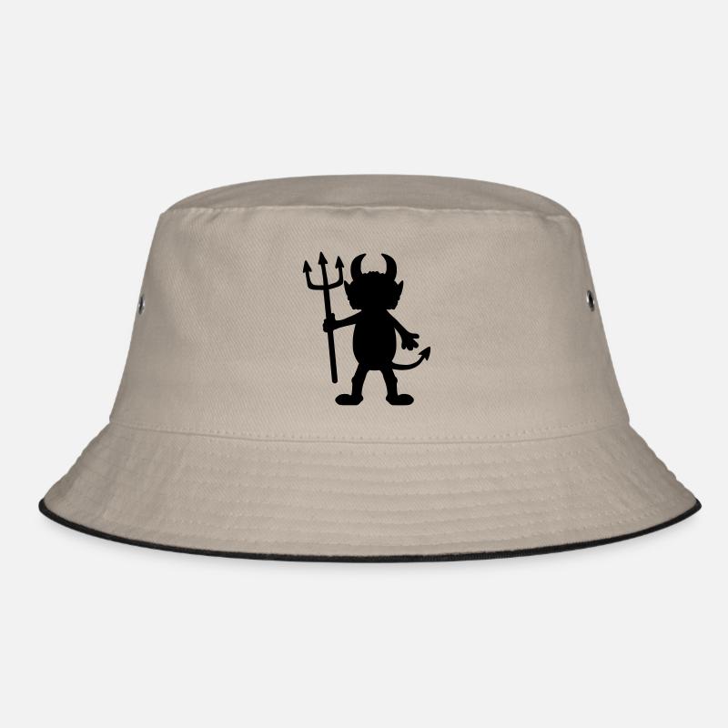 Devil man cartoon character Bucket Hat