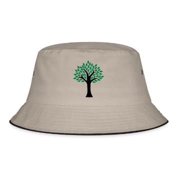 Tree - Bucket Hat - khaki/black - Front