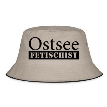 Ostsee Fetischist - Bucket Hat - Khaki/Schwarz - Vorne