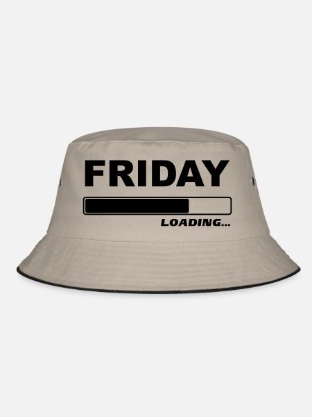 Friday loading… 1c - Bucket Hat - Khaki/Schwarz - Vorne