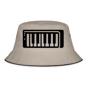 Clavier piano - Bob - kaki/noir - Devant
